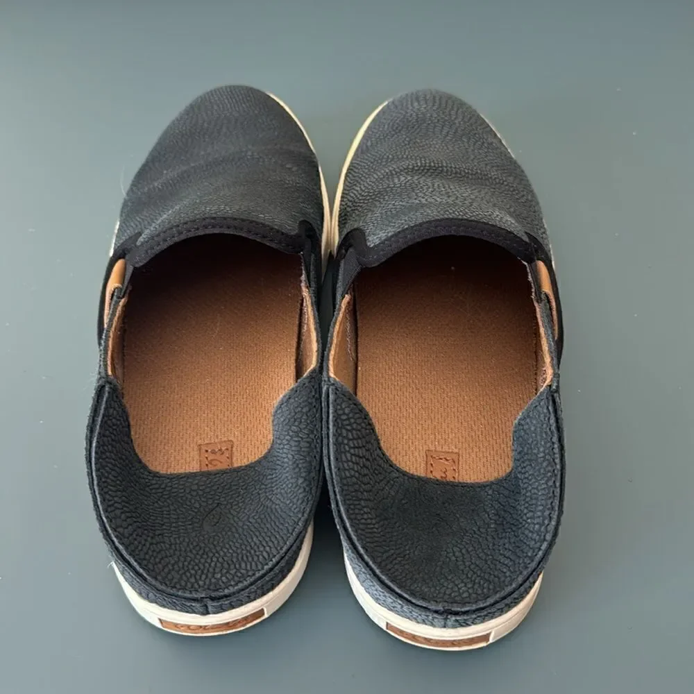 OLUKAI Pehuea Leather Drop-In Sneaker